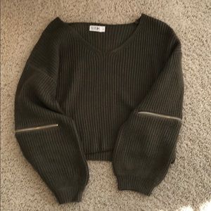 Seek Army Green Sweater